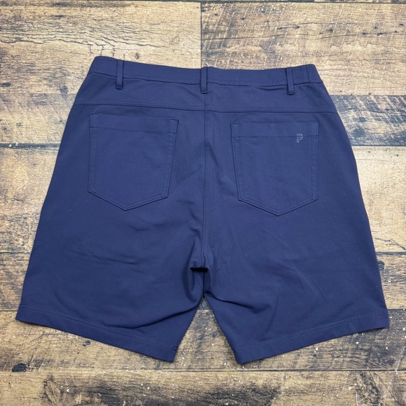Public Rec GoTo Shorts‎ Mens 36 Navy Blue Athletic Performance Stretch Golf - Picture 10 of 10